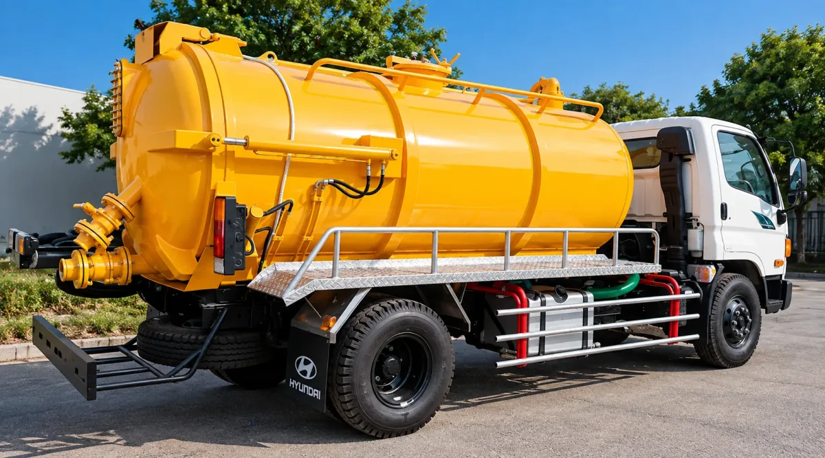 Xe hút bể phốt chuyên dụng