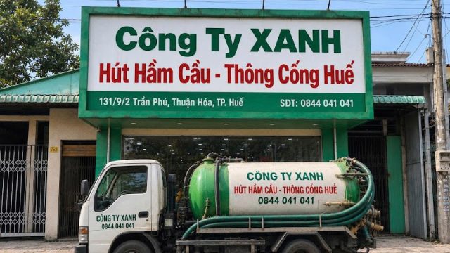 Hút hầm cầu huế - Công ty xanh