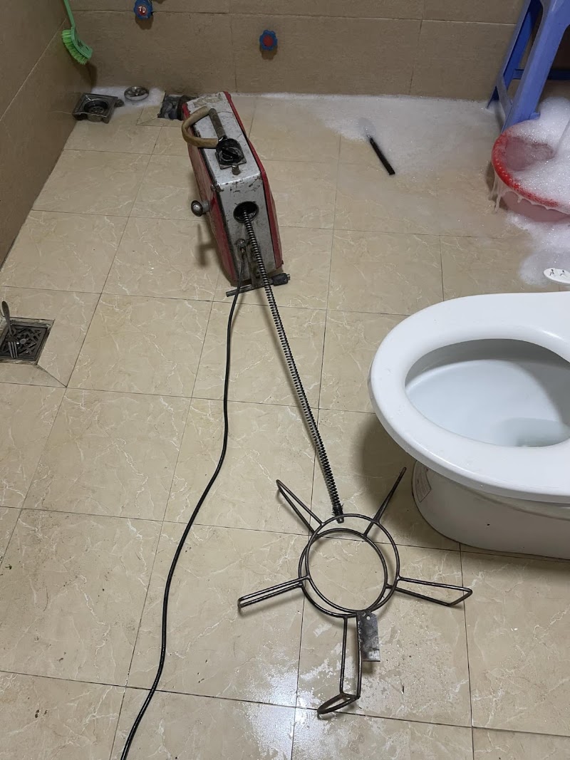 Thông ống cống tắc Văn Nam